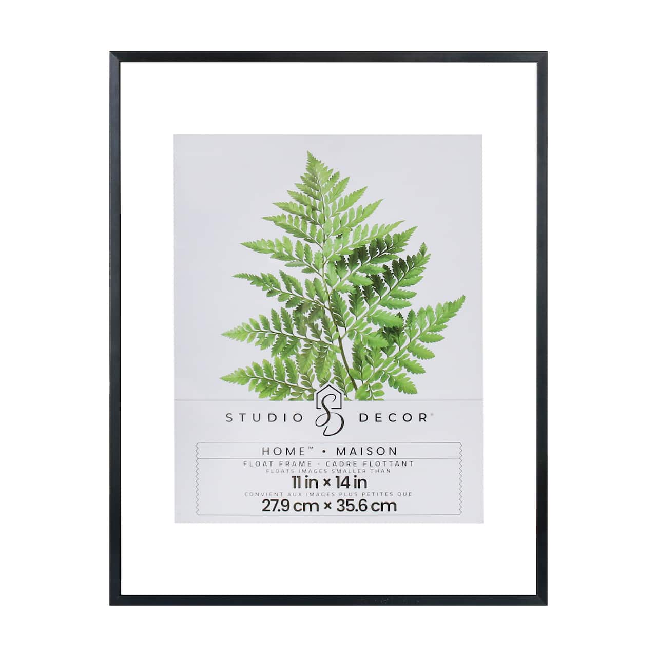 Home™ Black Metal Float Frame by Studio Décor®